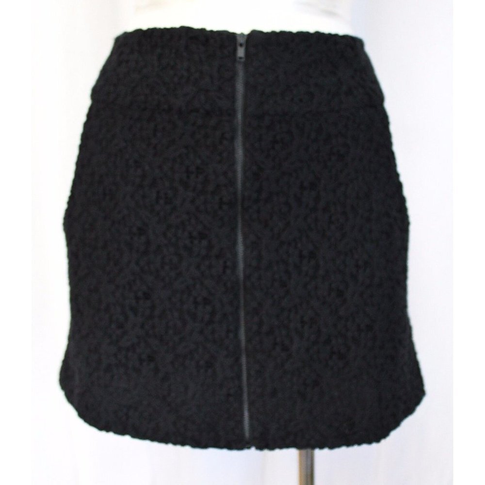 Madewell et sézane Julia Miniskirt Black Size 6 New B5994 $148